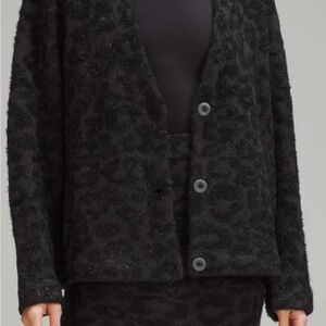 Lululemon Wool-Blend Jacquard Cardigan